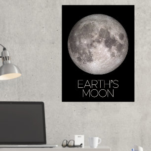 Weltraum, Galaxie, Sonnensystem, Mond der Erde Foliendrucke