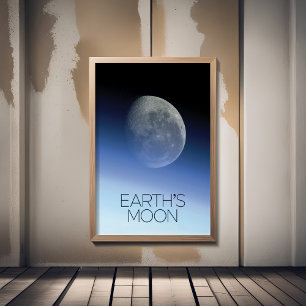 Weltraum, Galaxie, Sonnensystem, Mond der Erde Fotodruck