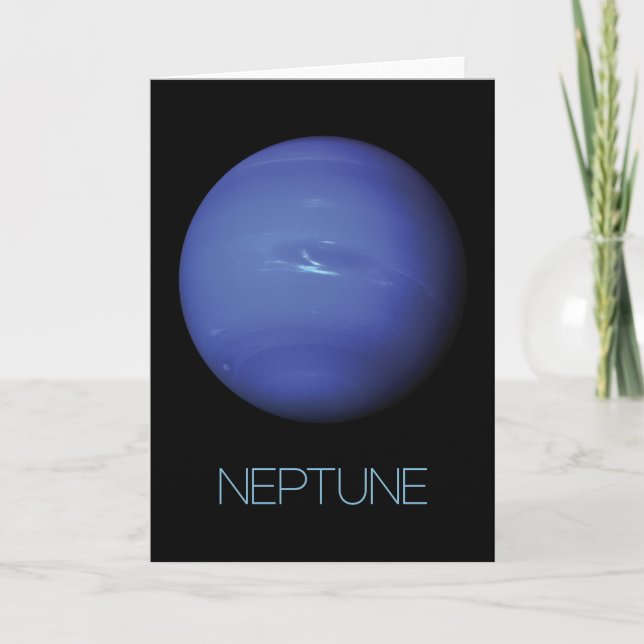 Weltraum, Galaxie, Sonnensystem, Neptun Karte (Vorderseite)
