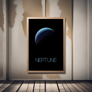 Weltraum, Galaxie, Sonnensystem, Neptun Poster