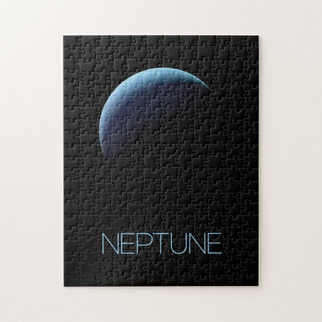 Weltraum, Galaxie, Sonnensystem, Neptun Puzzle (Vertikal)