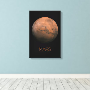 Weltraum, Galaxie, Sonnensystem, Planet-Mars Leinwanddruck