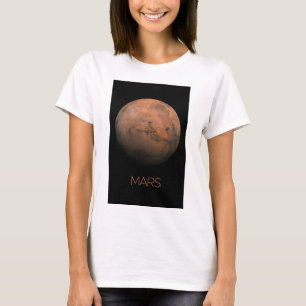 Weltraum, Galaxie, Sonnensystem, Planet-Mars T-Shirt