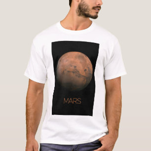 Weltraum, Galaxie, Sonnensystem, Planet-Mars T-Shirt