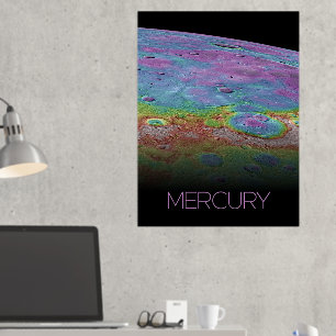 Weltraum, Galaxie, Sonnensystem, Planet-Merkur Foliendrucke