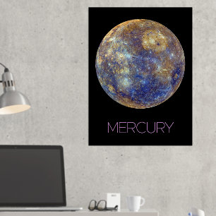 Weltraum, Galaxie, Sonnensystem, Planet-Merkur Foliendrucke