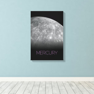 Weltraum, Galaxie, Sonnensystem, Planet-Merkur Leinwanddruck