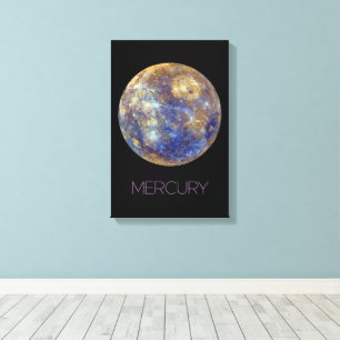 Weltraum, Galaxie, Sonnensystem, Planet-Merkur Leinwanddruck