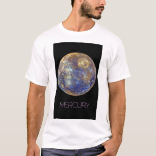 Weltraum, Galaxie, Sonnensystem, Planet-Merkur T-Shirt