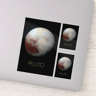 Weltraum, Galaxie, Sonnensystem, Planet Pluto Aufkleber