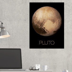 Weltraum, Galaxie, Sonnensystem, Planet Pluto Foliendrucke