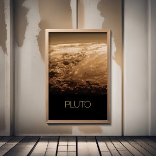 Weltraum, Galaxie, Sonnensystem, Planet Pluto Fotodruck