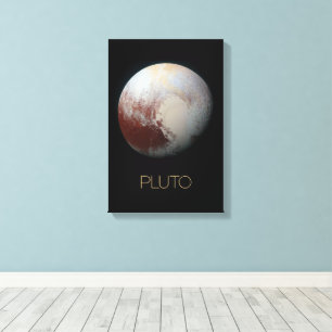 Weltraum, Galaxie, Sonnensystem, Planet Pluto Leinwanddruck