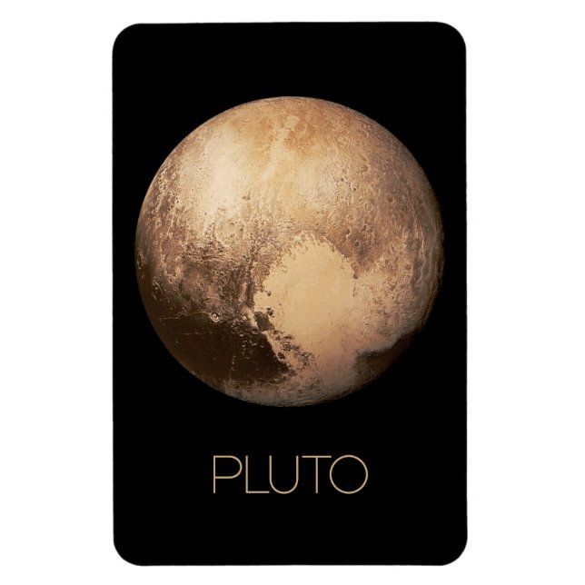Weltraum, Galaxie, Sonnensystem, Planet Pluto Magnet (Vertikal)