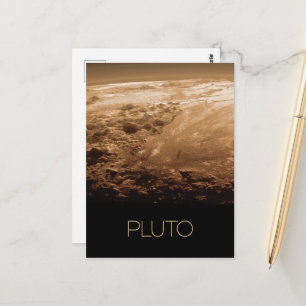 Weltraum, Galaxie, Sonnensystem, Planet Pluto Postkarte