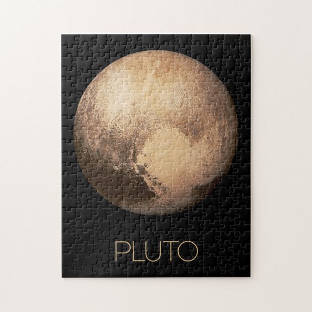 Weltraum, Galaxie, Sonnensystem, Planet Pluto Puzzle (Vertikal)