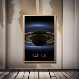 Weltraum, Galaxie, Sonnensystem, Planet Saturn Poster