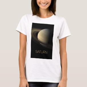 Weltraum, Galaxie, Sonnensystem, Planet Saturn T-Shirt