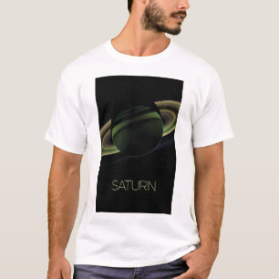 Weltraum, Galaxie, Sonnensystem, Planet Saturn T-Shirt