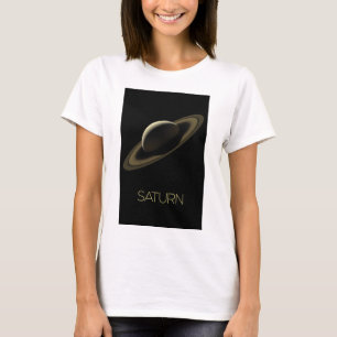 Weltraum, Galaxie, Sonnensystem, Planet Saturn T-Shirt