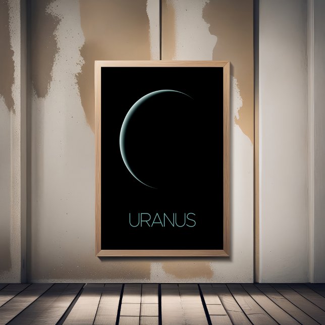 Weltraum, Galaxie, Sonnensystem, Planet Uranus Poster (Von Creator hochgeladen)