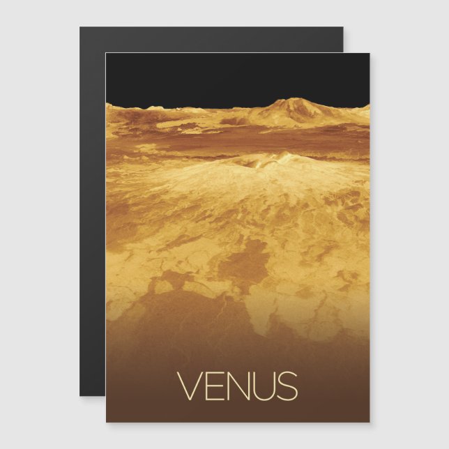 Weltraum, Galaxie, Sonnensystem, Planet Venus Magneteinladung (Vorne/Hinten)