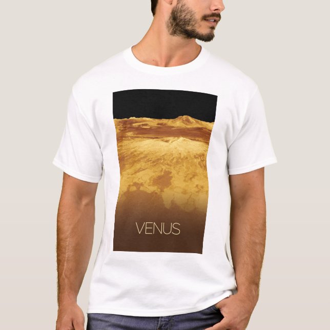 Weltraum, Galaxie, Sonnensystem, Planet Venus T-Shirt (Vorderseite)