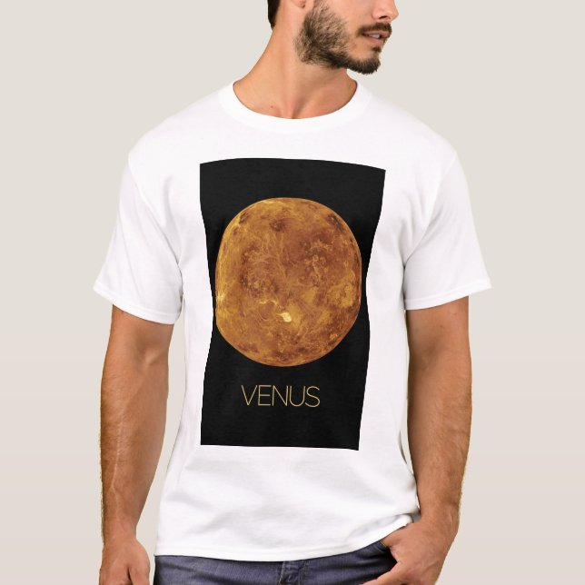 Weltraum, Galaxie, Sonnensystem, Planet Venus T-Shirt (Vorderseite)