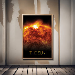 Weltraum, Galaxie, Sonnensystem, Sterne, die Sonne Fotodruck
