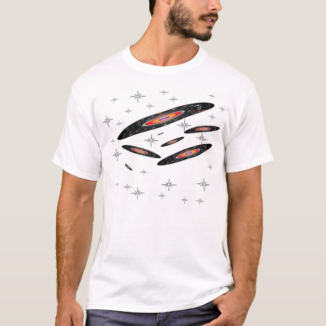 Weltraum-Galaxie-T-Shirt T-Shirt (Vorderseite)