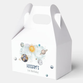 Weltraum Geburtstag Galaxy Sun Moon Sterne Planete Geschenkschachtel