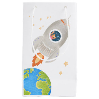 Weltraum-Geschenktasche Kleine Geschenktüte
