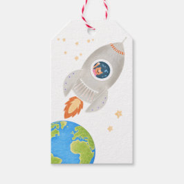 Weltraum-Geschenktüte Geschenkanhänger