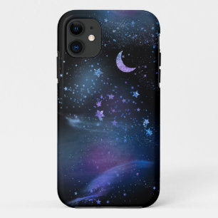 Weltraum Glitzer NASA Astronomischer Mondlauf Case-Mate iPhone Hülle