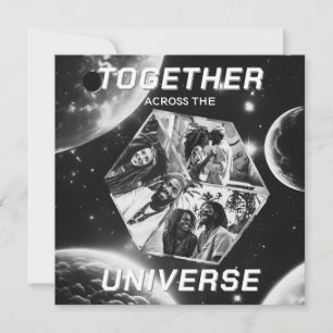 Weltraum Gruß Universum Erinnerungsfotos 3D Würfel