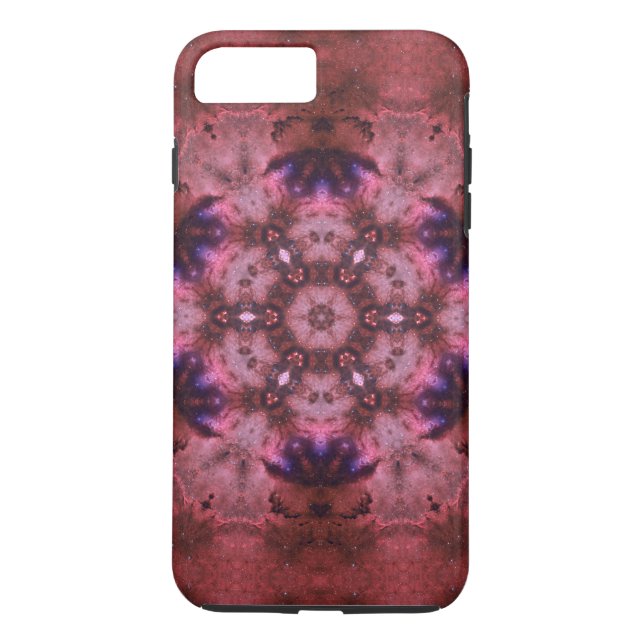 Weltraum-Harmonik-Mandala Case-Mate iPhone Hülle (Rückseite)