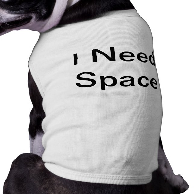 Weltraum-Hundeshirt T-Shirt (Schwarz)
