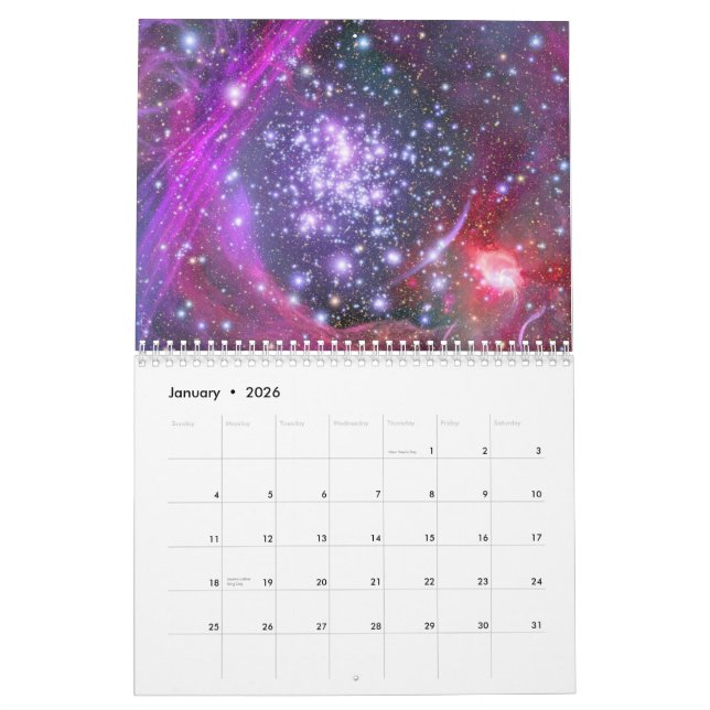 Weltraum Kalender (Jan 2026)