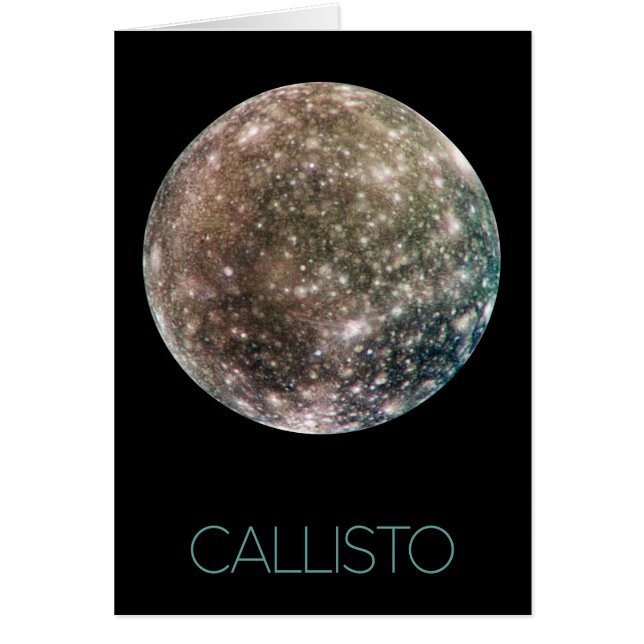 Weltraum, Kosmos, Sonnensystem, Mond Callisto (Vorne)
