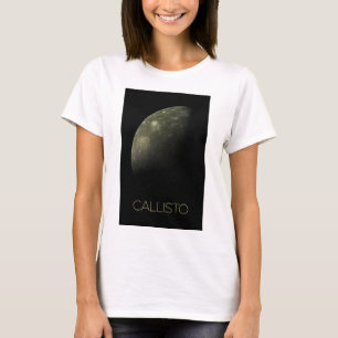 Weltraum, Kosmos, Sonnensystem, Mond Callisto T-Shirt