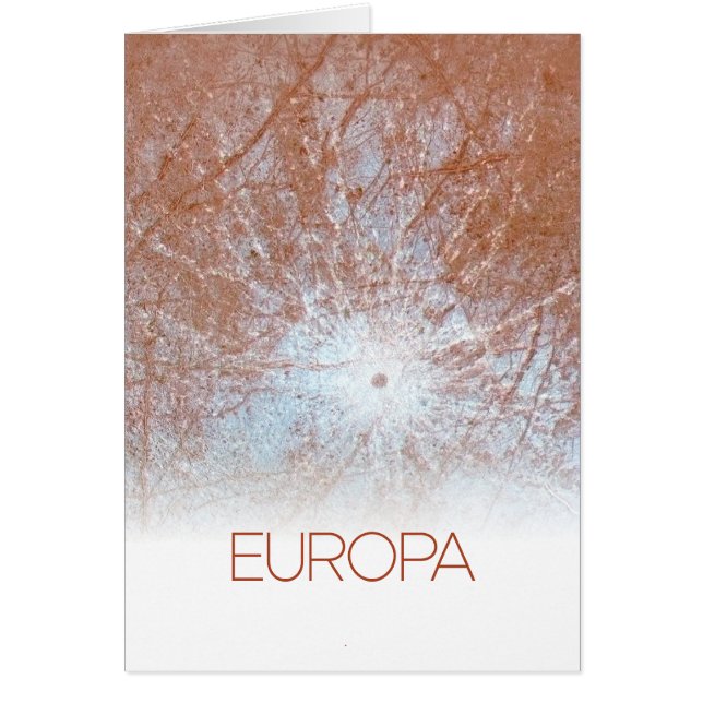 Weltraum, Kosmos, Sonnensystem, Mond Europa (Vorne)