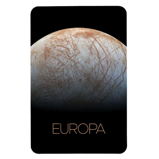 Weltraum, Kosmos, Sonnensystem, Mond Europa Magnet (Vertikal)