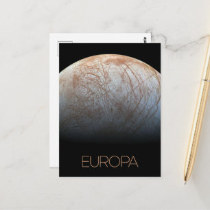 Weltraum, Kosmos, Sonnensystem, Mond Europa Postkarte