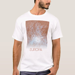Weltraum, Kosmos, Sonnensystem, Mond Europa T-Shirt