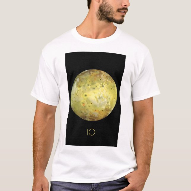 Weltraum, Kosmos, Sonnensystem, Mond-IO T-Shirt (Vorderseite)