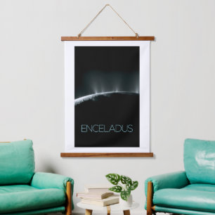 Weltraum, Kosmos, Sonnensystem, Mondkalender Wandteppich Mit Holzrahmen