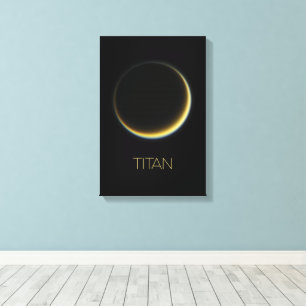 Weltraum, Kosmos, Sonnensystem, Mondtian Leinwanddruck