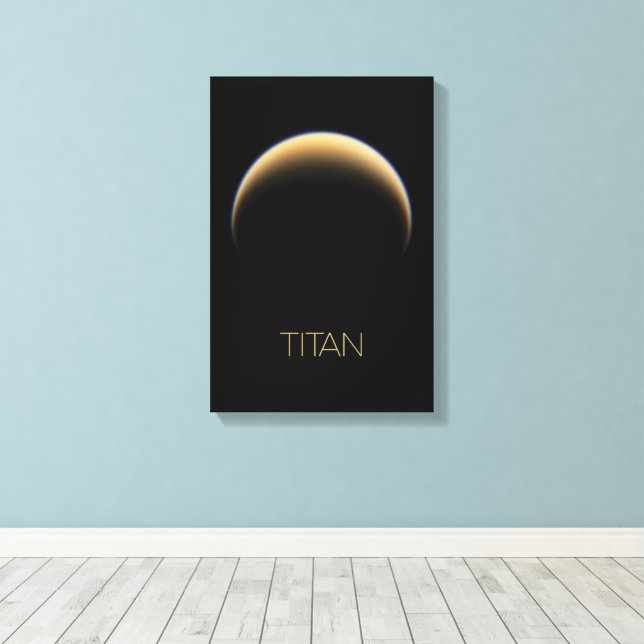 Weltraum, Kosmos, Sonnensystem, Mondtian Leinwanddruck (Insitu (Holzboden))