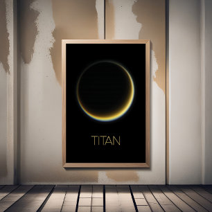 Weltraum, Kosmos, Sonnensystem, Mondtian Poster