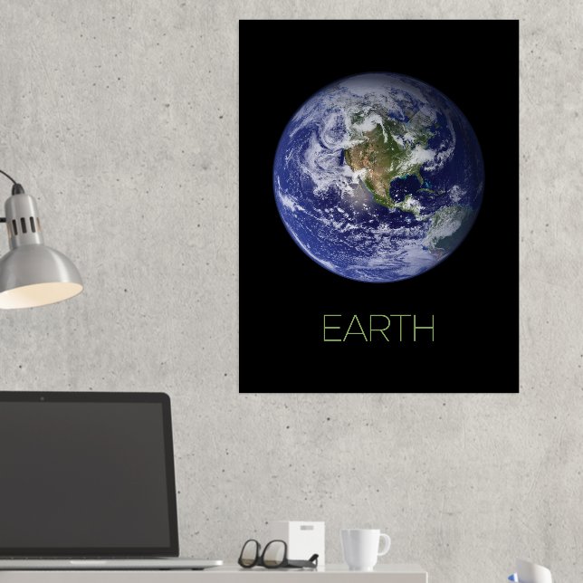 Weltraum, Kosmos, Sonnensystem, Planet Erde Foliendrucke (In Situ (Schreibtisch 2))